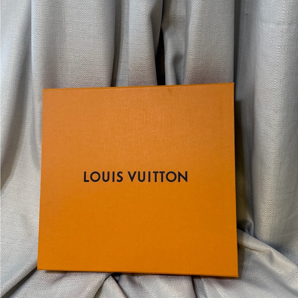 Louis Vuitton Orange Presentation Box with Bold Logo